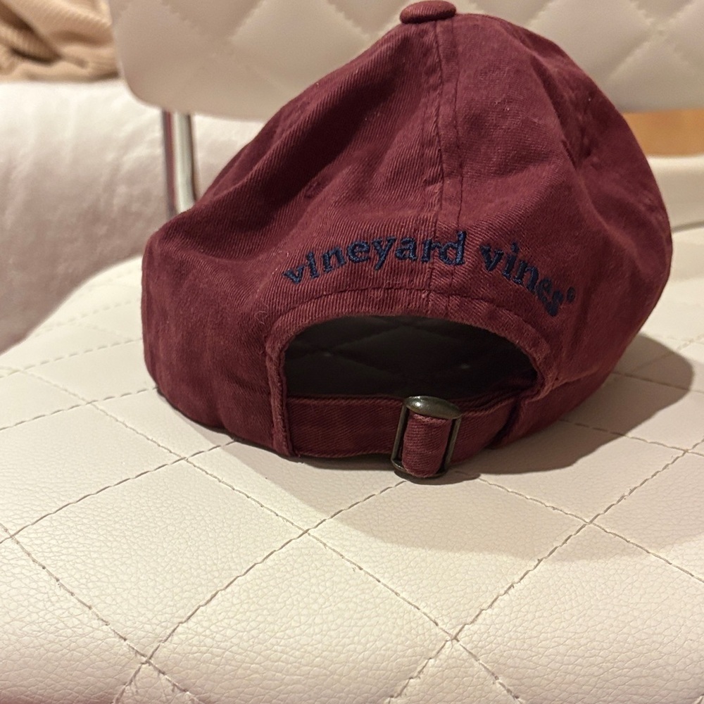 Maroon Cap with Whale Logo - Picture 3 of 5